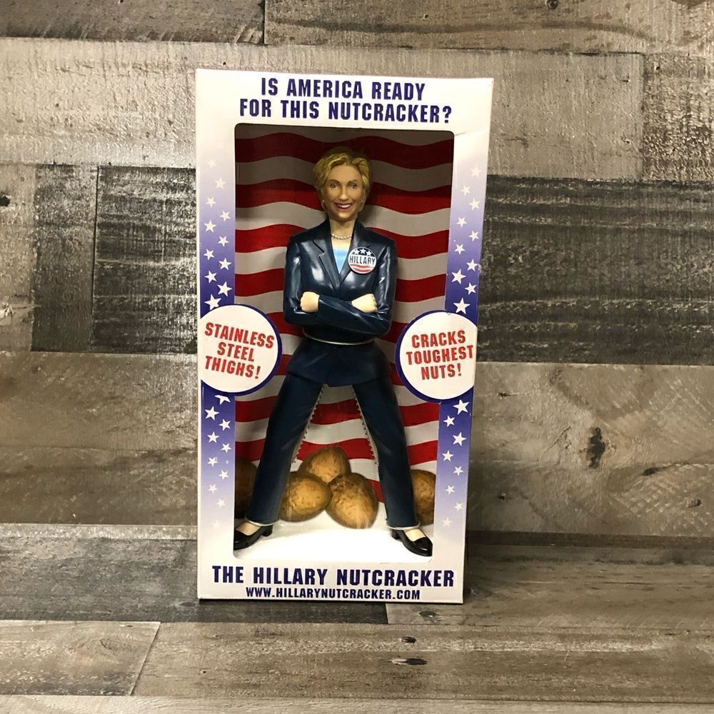 The Hillary Clinton 9” Nutcracker 2007 Gag Gift New In Fun Box